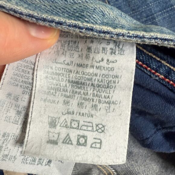 Vintage Guess Jeans Women’s 31 – Robertson Slim Tapered – Blue Denim Y2K - Picture 13 of 16